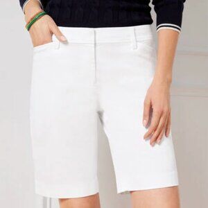 NEW Talbots Perfect Short - White Midrise - Stretch Twill - NWT - Size 4P